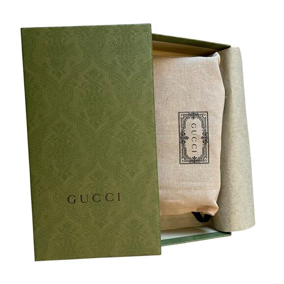 GUCCI Off The Grid Zip Around Long Wallet GG Logo Nylon Leather Black Gold New - Picture 12 of 16